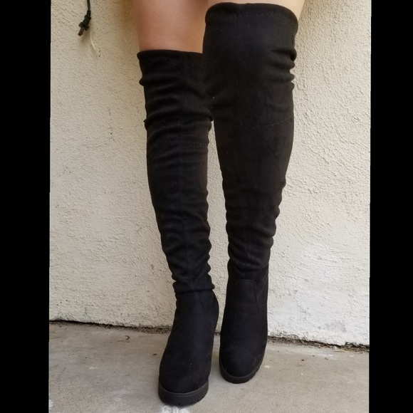 🚨RESTOCKED 🚨 Bella Black tigh high boots - Picture 6 of 8